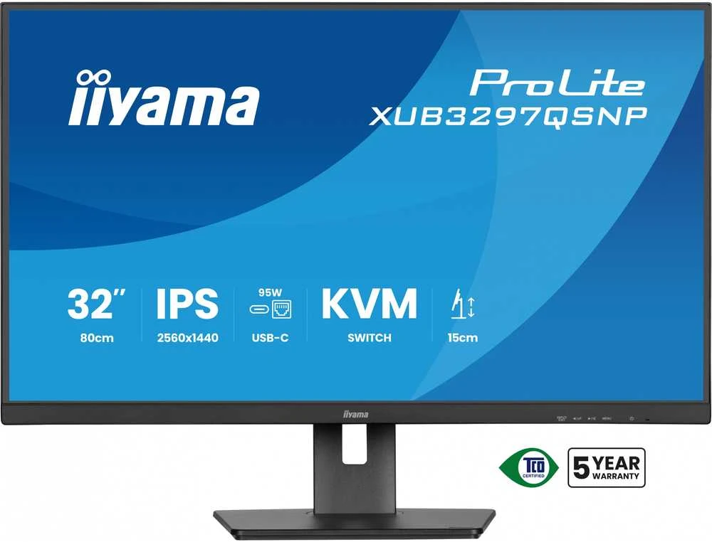 Monitorius iiyama ProLite XUB3297QSNP-B1 - 100Hz | QHD | IPS | 32"