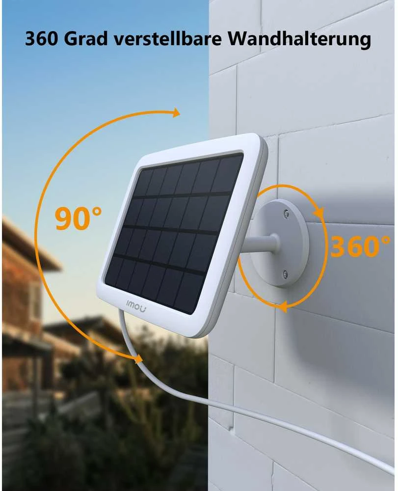 IMOU Cell Go Kit nešiojama kamera (balta) su saulės kolektoriumi IMOU FSP12