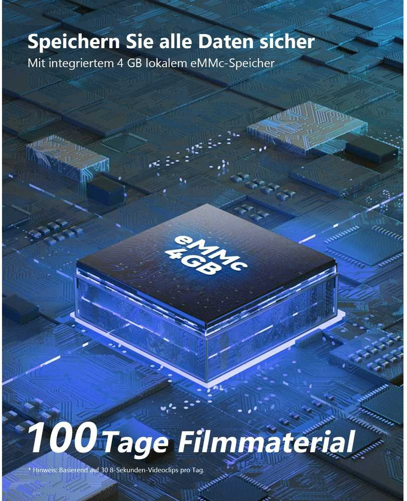 IMOU Cell Go Kit nešiojama kamera (balta) su saulės kolektoriumi IMOU FSP12
