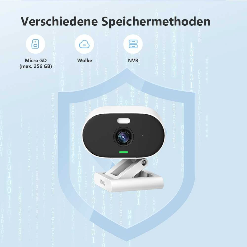 Imou Dahua IP kamera IPC-C22FP-C 2MP 25fps, IP65, pašvietimas iki 20m, SD iki 256GB, 2.8mm 97°, WiFi