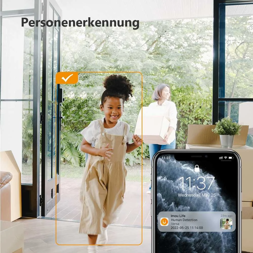 Imou Dahua IP kamera IPC-C22FP-C 2MP 25fps, IP65, pašvietimas iki 20m, SD iki 256GB, 2.8mm 97°, WiFi