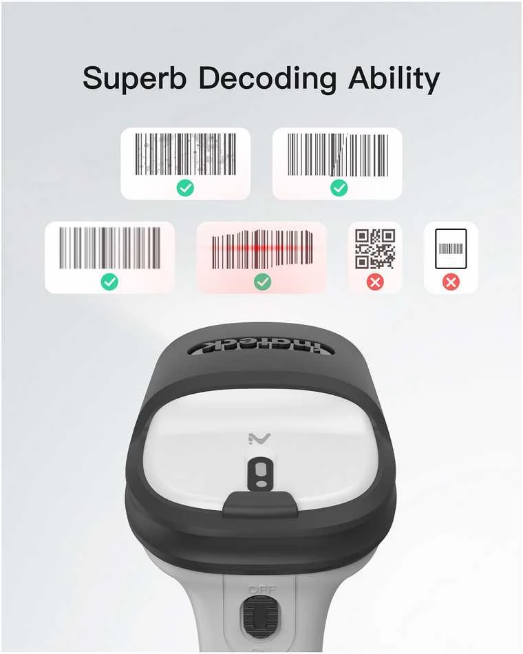 inateck Barcodescanner 70 AI pilka [BCST-70-AI_grey]
