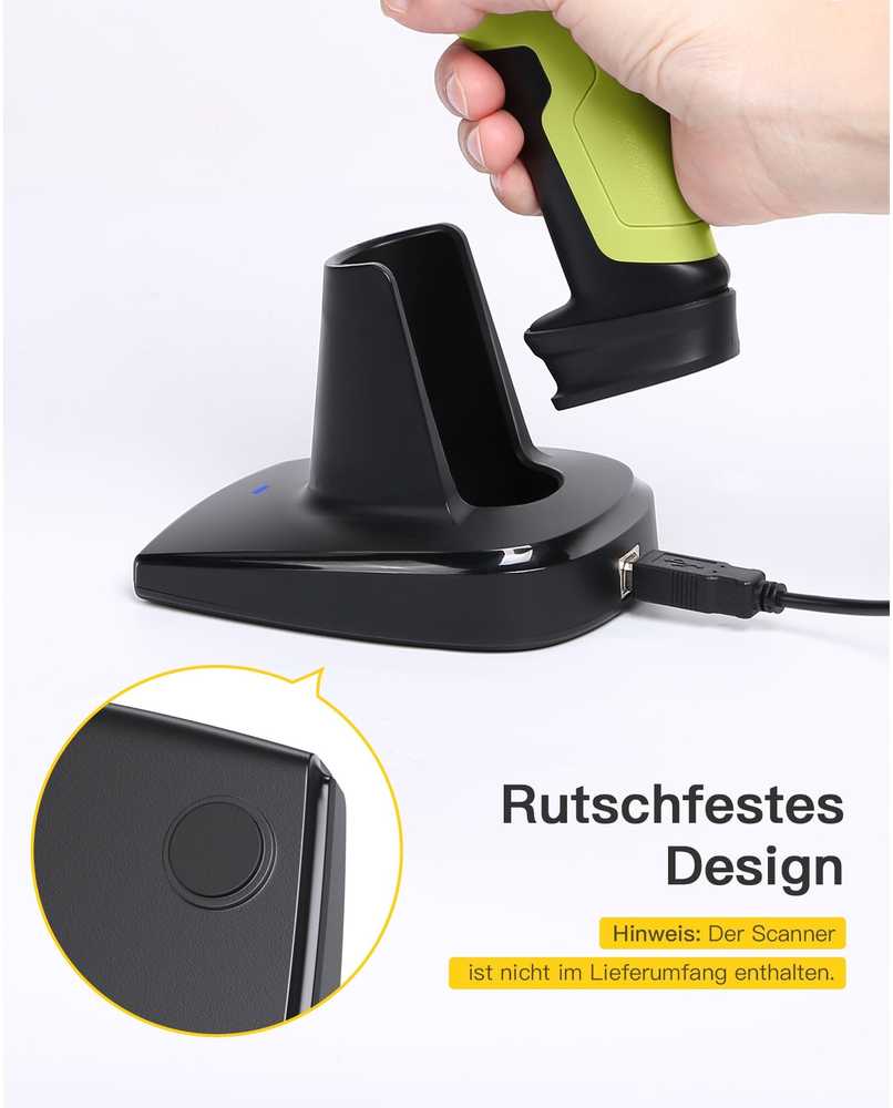 Skeneris inateck Barcodescanner Įkrovimo stotelė BCST-60/70/73 Base