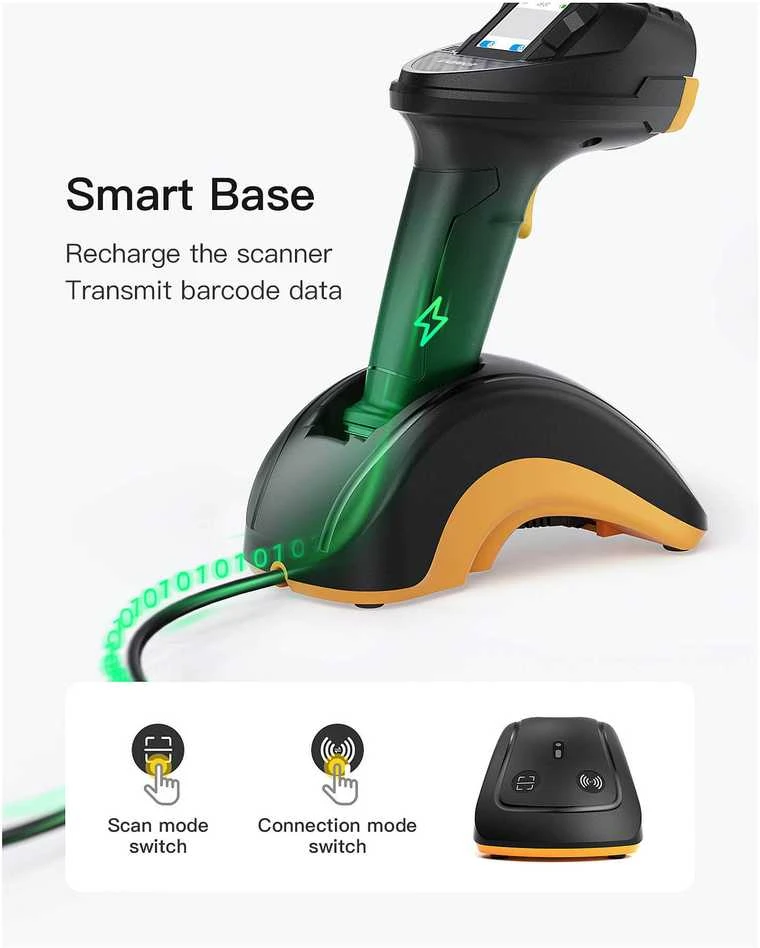 inateck Barcodescanner Pro 8 juodas [Pro 8_black]