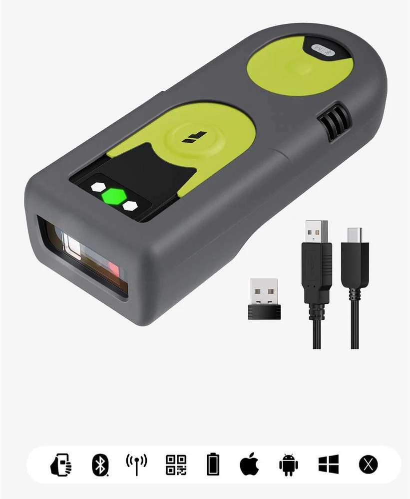 Inateck BCST-42 žalias skaitytuvas su USB priedais