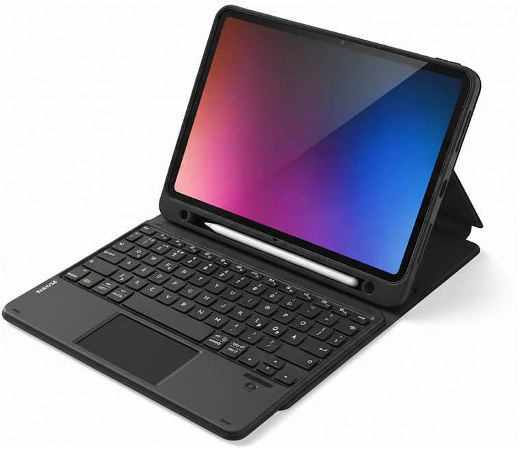 inateck KB002 Juodas Bluetooth-Klaviatūra-Hlle fr iPad 11