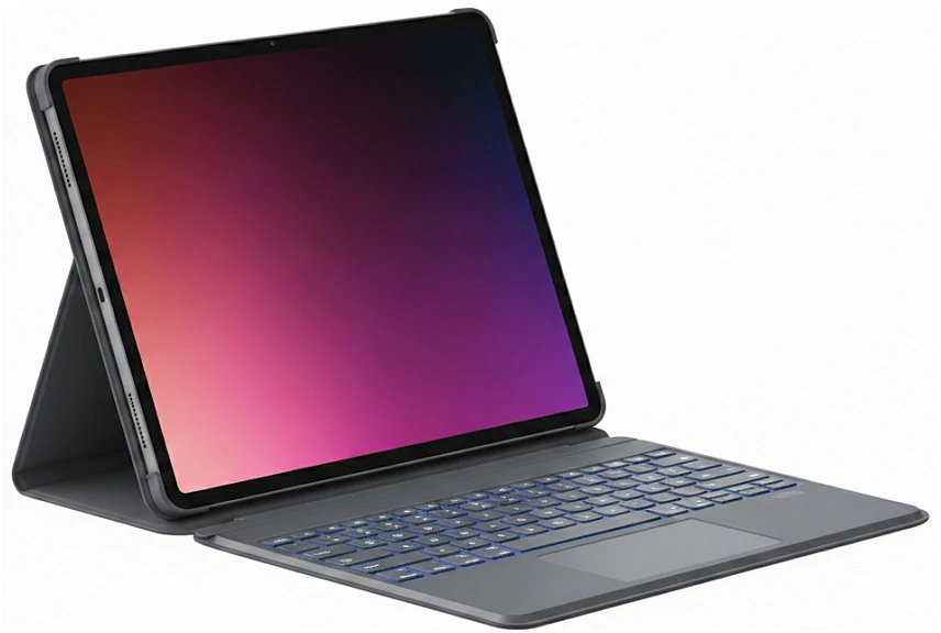 inateck Klaviatūra iPad Air 13"Pro 12,9" Compat.QWERTZ pilka