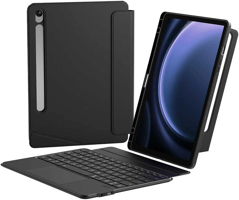 inateck N0064_black Galaxy Tab klaviatūra su jutikliniu skydeliu