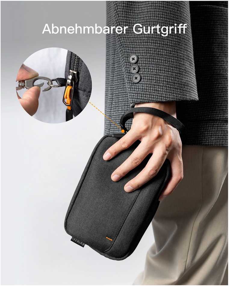 Inateck Organizer Tasche juodas 32,5cm * 23,5cm * 5cm
