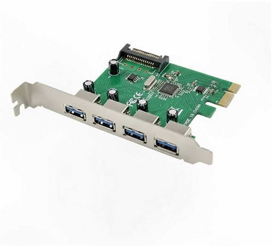 Kontroler Inateck USB 3.0 Karta PCIe 4 złącz 15 pin SATA