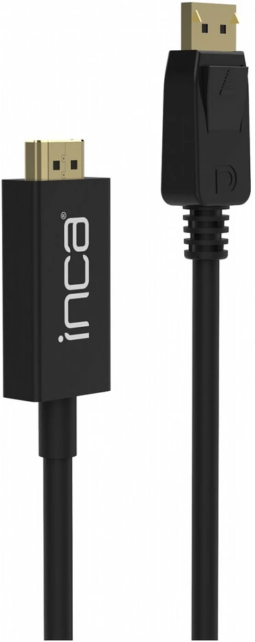 Nezatříděno Kabelis Inca DisplayPort – HDMI 1.8m juoda (IDPH-18T)