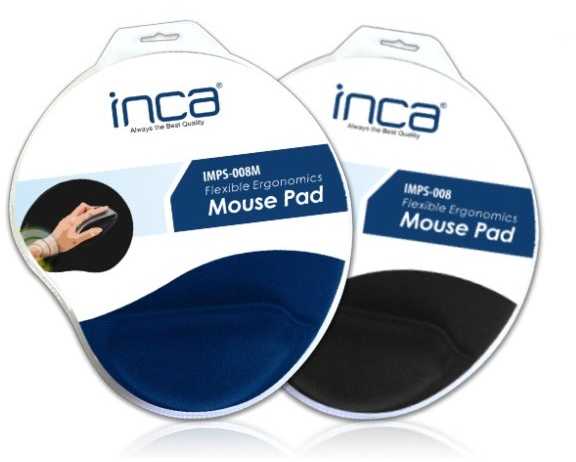 Nezatříděno INCA Pelės kilimėlis FC5FE silikoninis, su rankena, 3 mm, BL mažmeninė prekyba