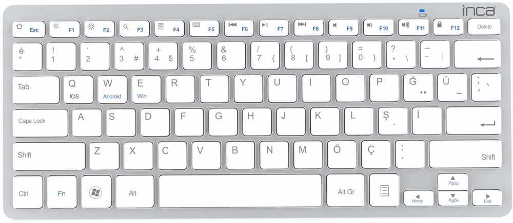 Incase INCA Klaviatūra IBK-569BT BT 3.0 Ultradünn DE-išdėstymas retail
