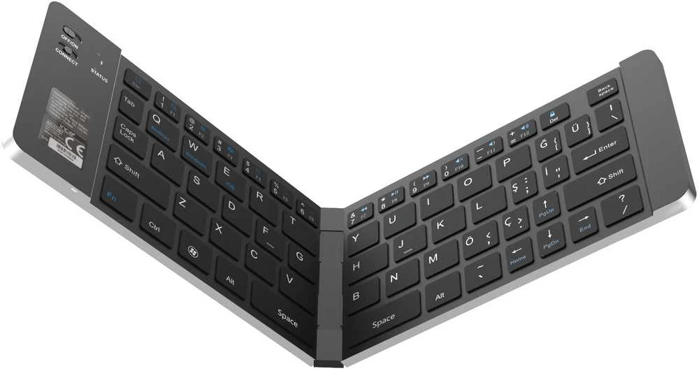 Carruzzo Inca IBK-579BT klaviatūra Namo „Bluetooth“ Metalinis, Sidabras