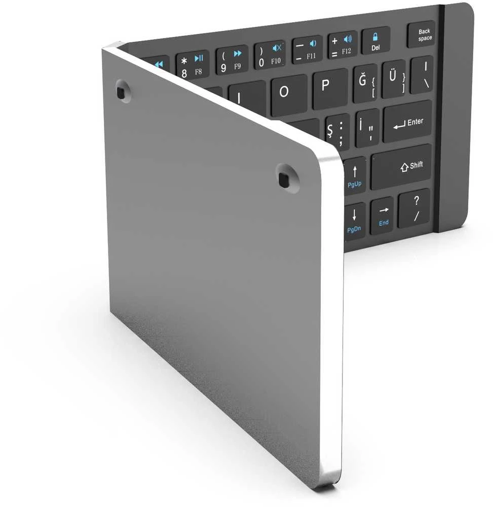 Carruzzo Inca IBK-579BT klaviatūra Namo „Bluetooth“ Metalinis, Sidabras