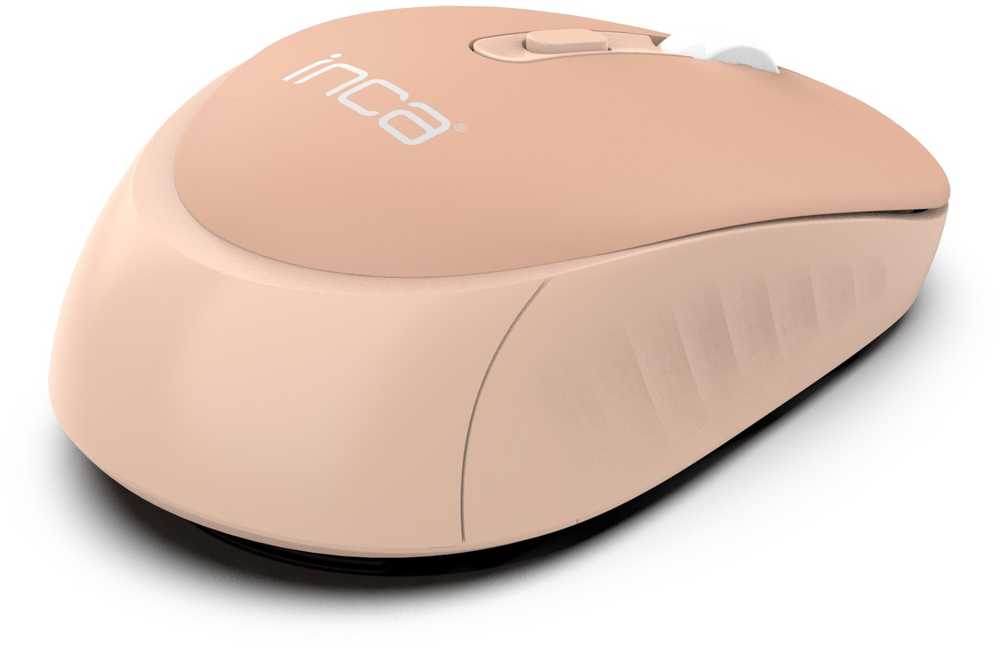 Pelė Inca INCA Pelė IWM-243RH 1600 DPI,CANDY DESIGN Creme, 2,4GHz
