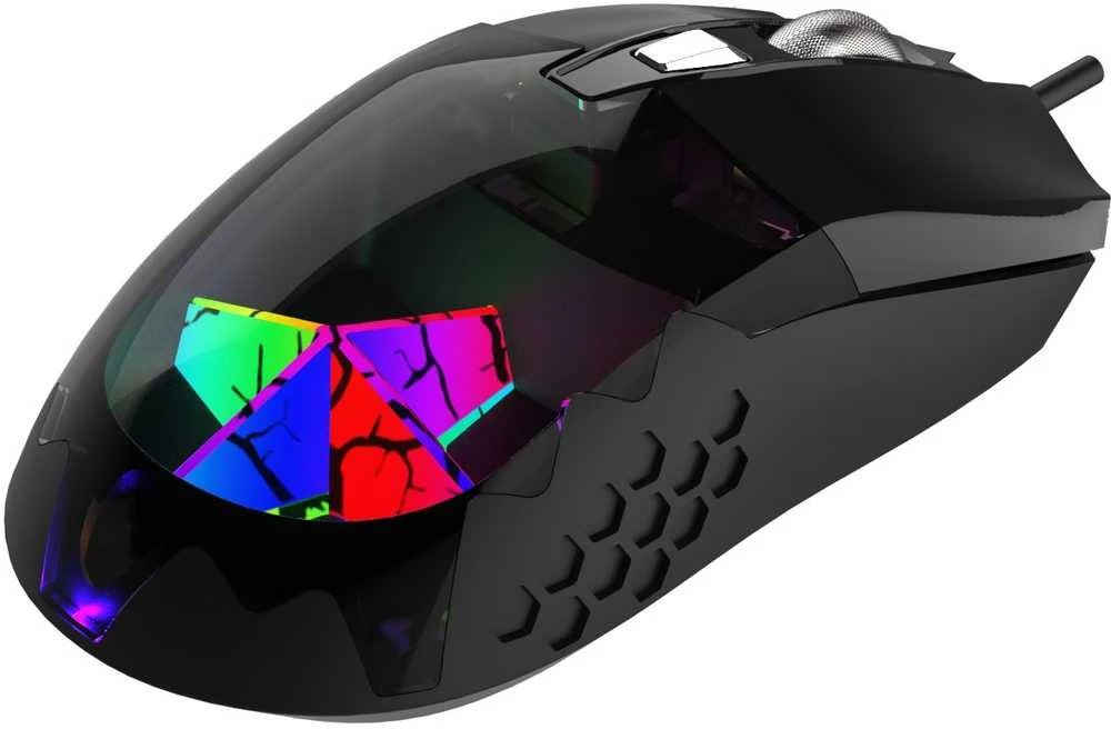Pelė Inca IMG-355GX Gaming RGB 7200DPI 6 Przycisków USB 1.60m Juodas
