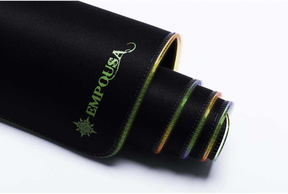 Pelė INCA EMPOUSA RGB 7 LED MOUSEPAD (770x295x3mm)