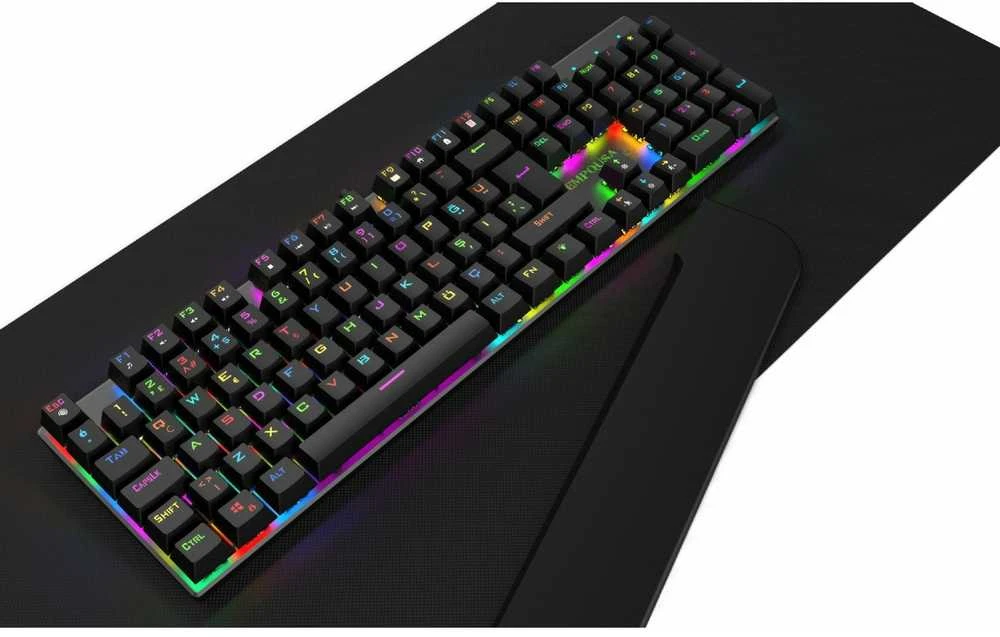 Klaviatūra HK Gaming Inca IKG-443 Gaming USB Juodas