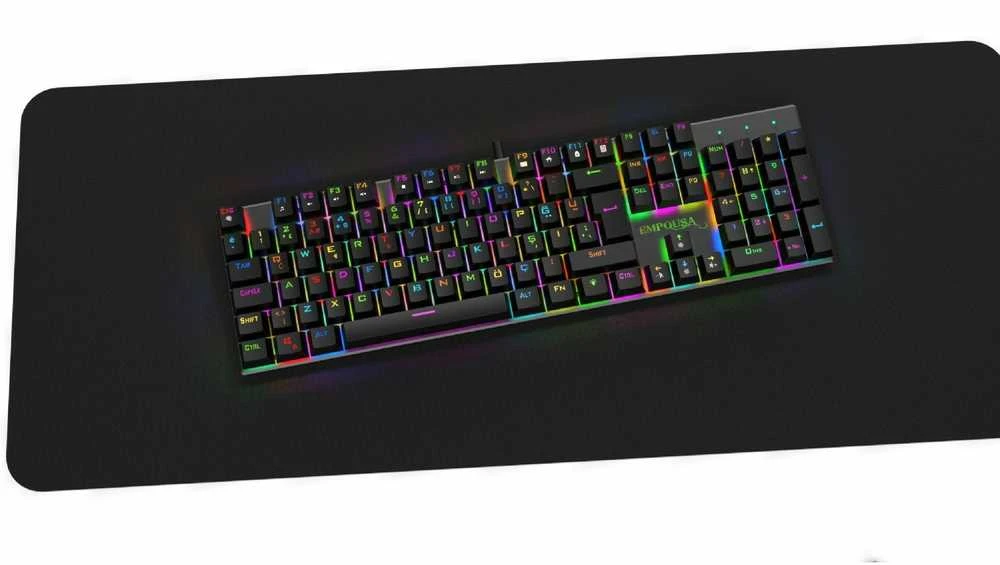 Klaviatūra HK Gaming Inca IKG-443 Gaming USB Juodas