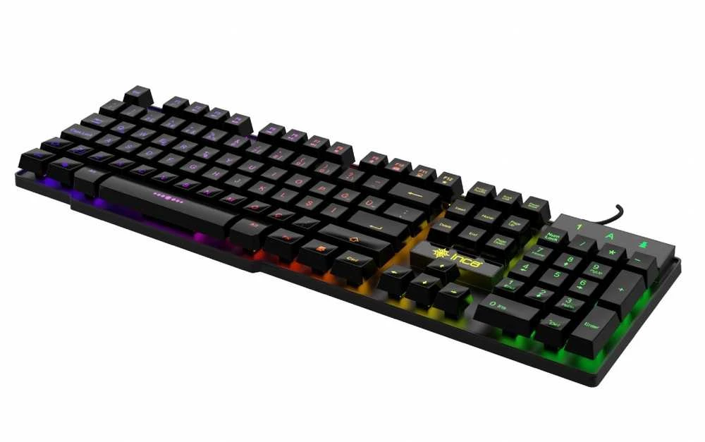 Incase INCA Klaviatūra žaidimams RGB/Mechanisch/USB 1.50m juodas retail