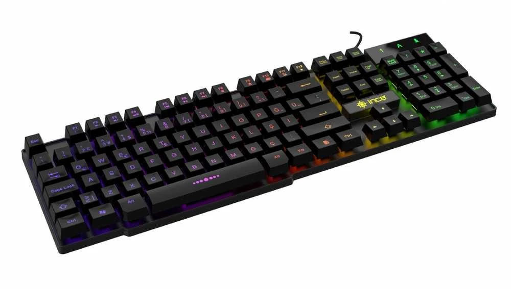 Incase INCA Klaviatūra žaidimams RGB/Mechanisch/USB 1.50m juodas retail