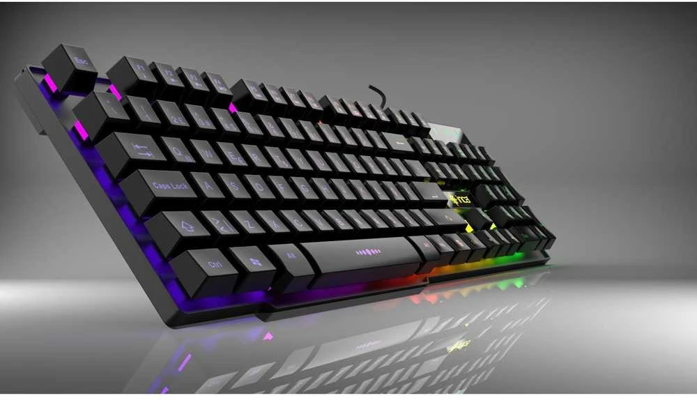 Incase INCA Klaviatūra žaidimams RGB/Mechanisch/USB 1.50m juodas retail