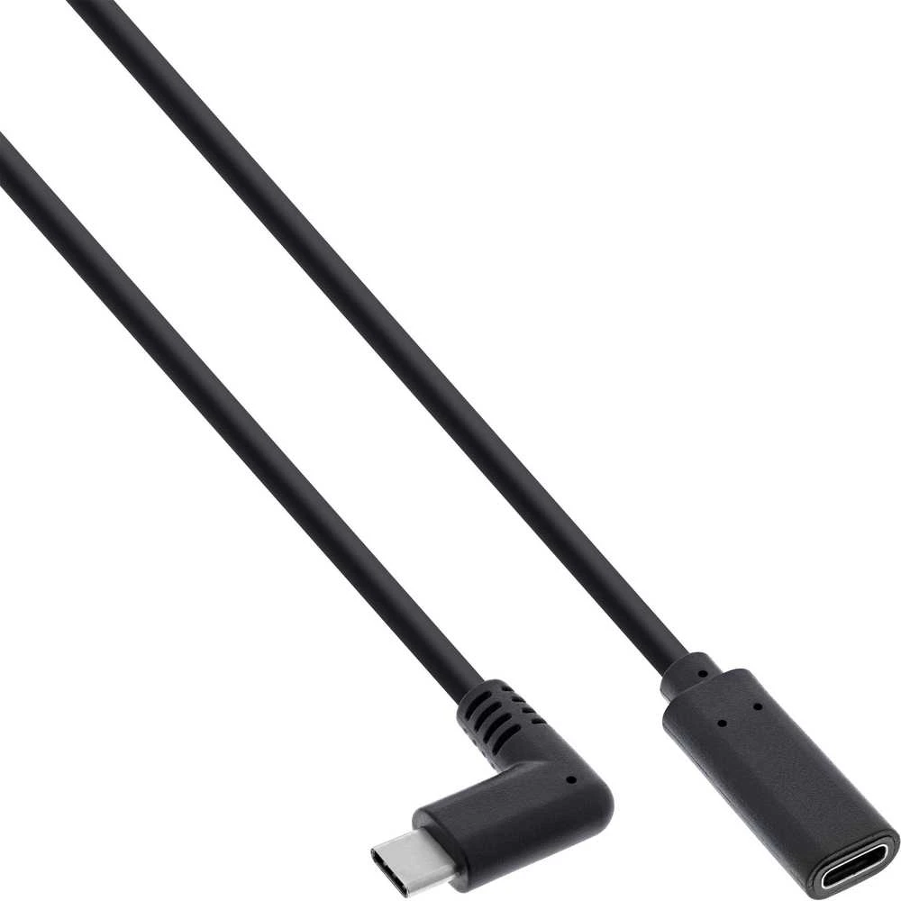 Kabelis USB InLine USB-C - USB-C 1 m Juodas (35781)