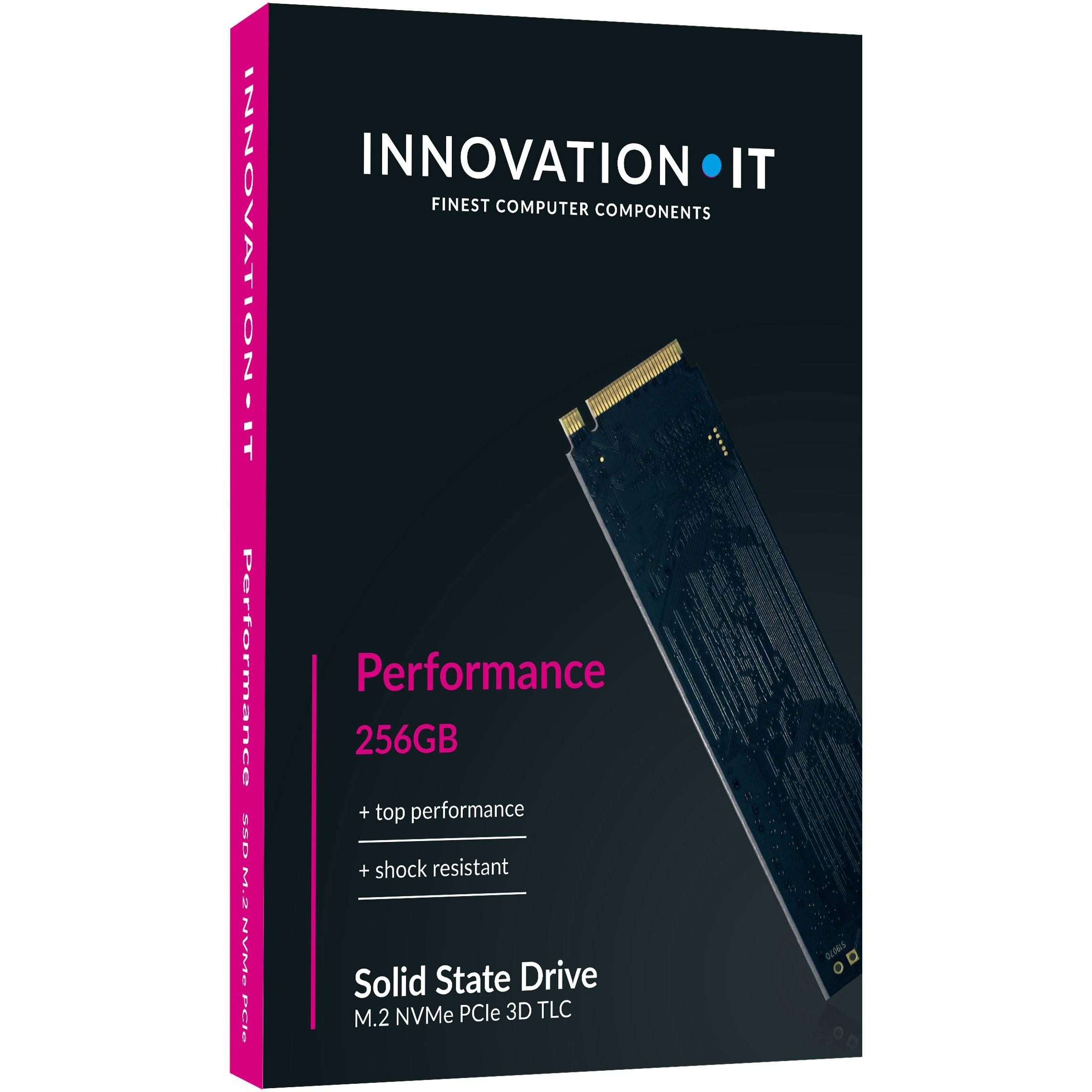 Innovation It Disk SSD inovacijų IT našumas 256 GB M.2 2280 PCI-E x4 Gen3 NVMe (00-256111)