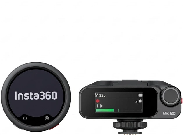 Mikrofonas Insta360 Mic Pro (1 TX + 1 RX) (Mic Pro02)