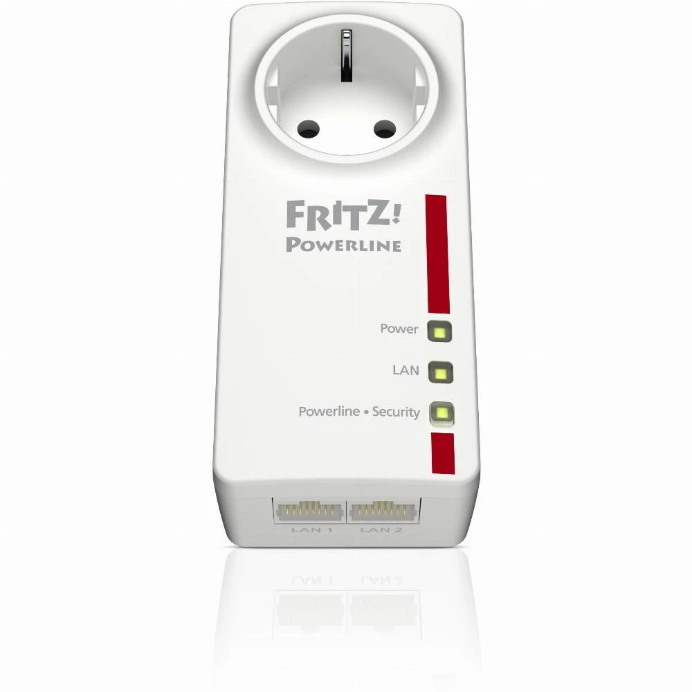 Maršrutizatorius AVM FRITZ!Powerline 1220E 1200 Mbit/ai Ethernet LAN jungtis Balta 2 vnt