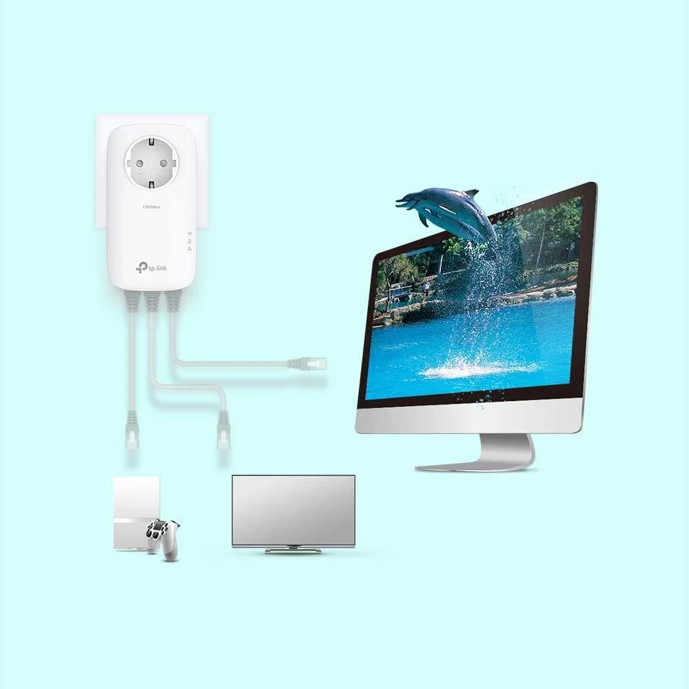 TP-LINK TP-LINK Power-LAN PowerLAN TL-PA8033P TLPA8033P RINKINYS (TL-PA8033P (TLPA8033P rinkinys)
