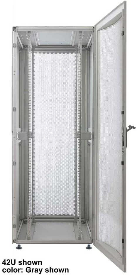 INTELLINET 48,3 cm 19 colių serverio spintelė Premium Line 36 U 1767 x 800 x 1000 mm A x P x G Plokščia pakuotė, keliamoji galia 2000 kg, juoda