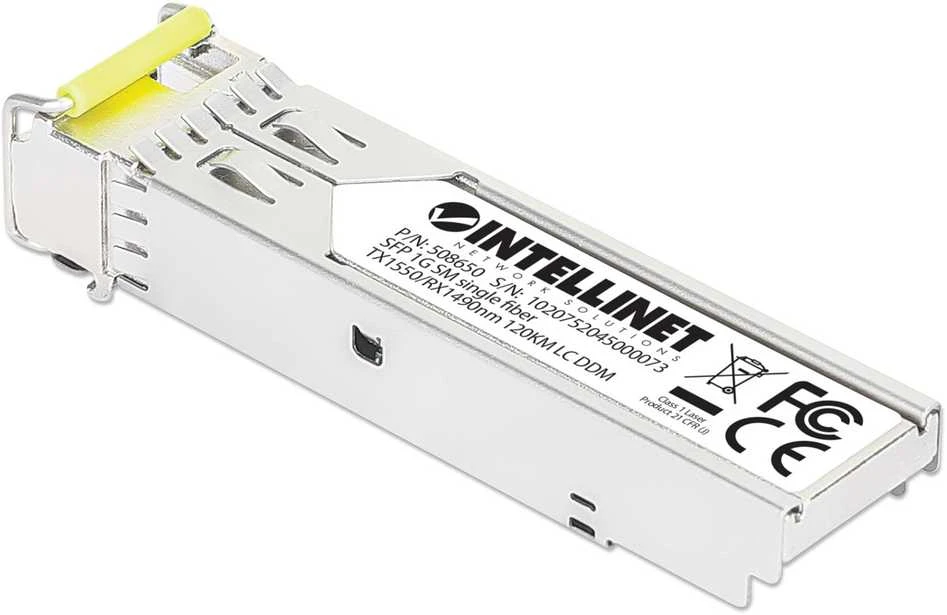 Šakotuvas ITL Intellinet 508650 tinklo siųstuvų-imtuvų modulis Optinis pluoštas 1000 Mbit/ai mini-GBIC/SFP