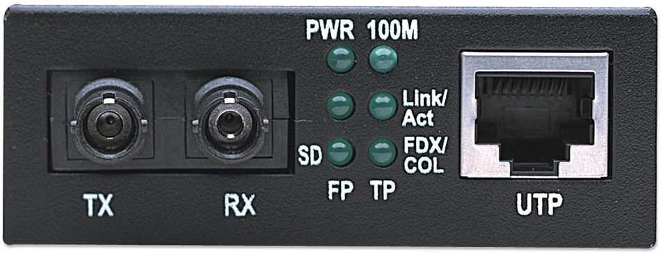 „Intracom INTELLINET Fast Ethernet Media Converter“ 10/100Base-TX į 100Base-FX ST Multi-Mode 2 km