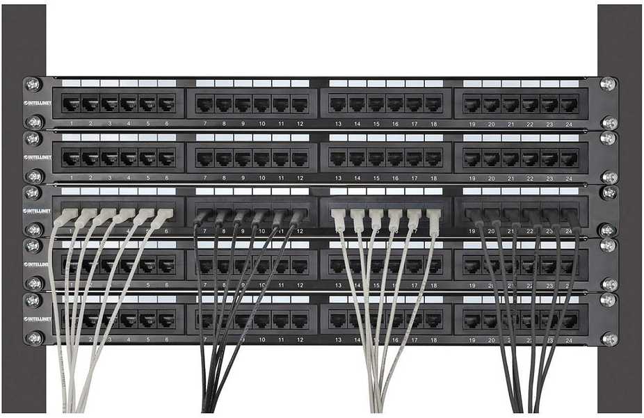 Intellinet Kabelis krosowe Flexi Cat6a F/FTP 0.5m 10G miedź pilka (745123)