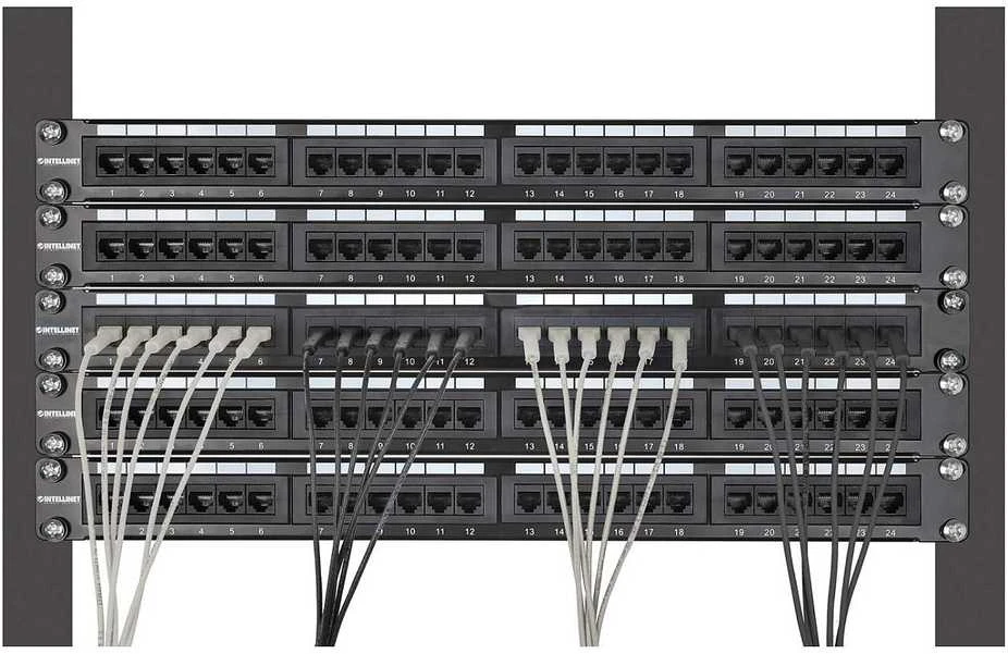 „Intellinet Network Solutions“ INTELLINET kabelis „Flexi Cat6a F/FTP“ 1m 10G, pilkas