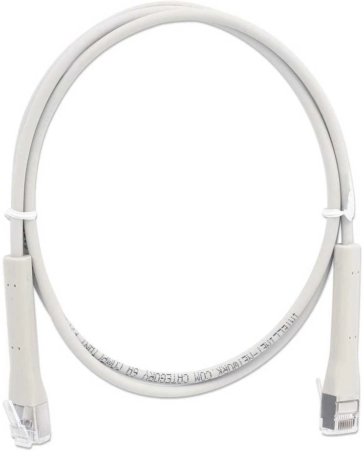 „Intellinet Network Solutions“ INTELLINET kabelis „Flexi Cat6a F/FTP“ 1m 10G, pilkas