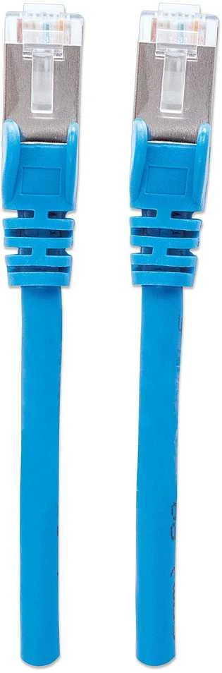 Mėlynas INTELLINET LSOH tinklo kabelis, Cat6, SFTP RJ45 vyriškas / RJ45 vyriškas, 1,0 m (3,0 pėdos), Mėlyna, 735315