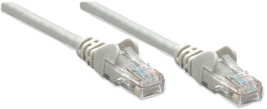 Intracom INTELLINET tinklo kabelis Cat6 U/UTP RJ45 vyriškas / RJ45 vyriškas 5,0 m 14 pėdų. Pilka