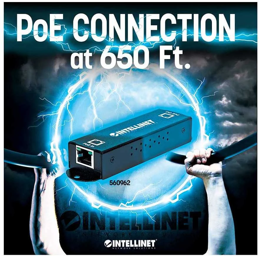 Intellinet 560962 PoE adapteris Gigabitinis eternetas 48 V
