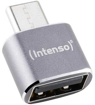 Pilka Intenso USB-A – USB-C adapteris (7600113)