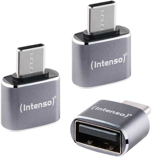 Pilka Intenso USB-A – USB-C adapteris (7600113)