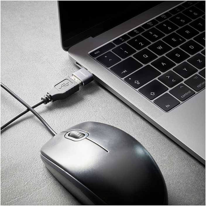 Pilka Intenso USB-A – USB-C adapteris (7600113)