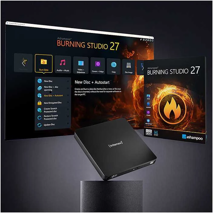 DVD RW USB3.2 EXT/Juodas 5401400 INTENSO
