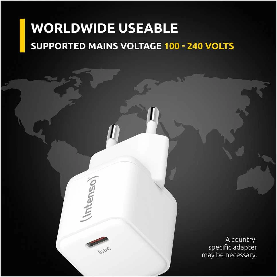 MAITINIMO ADAPTERIS USB-C GAN/7803022 INTENSO