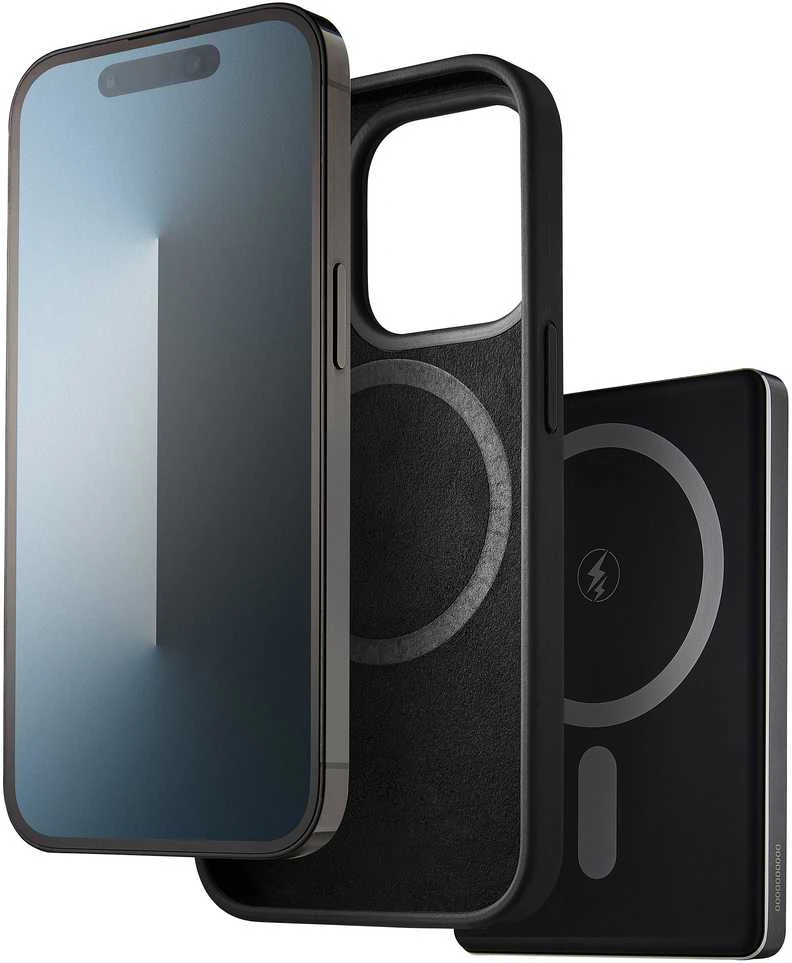 „Intenso Powerbank MW5000“ pilka 5000 mAh magnetinė belaidė baterija