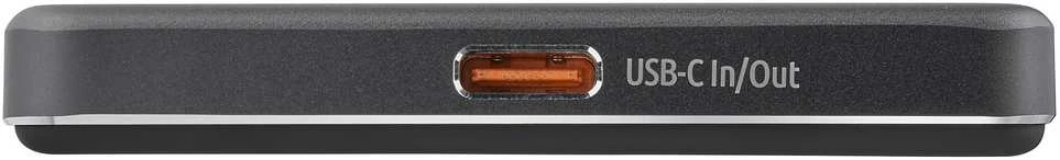 „Intenso Powerbank MW5000“ pilka 5000 mAh magnetinė belaidė baterija