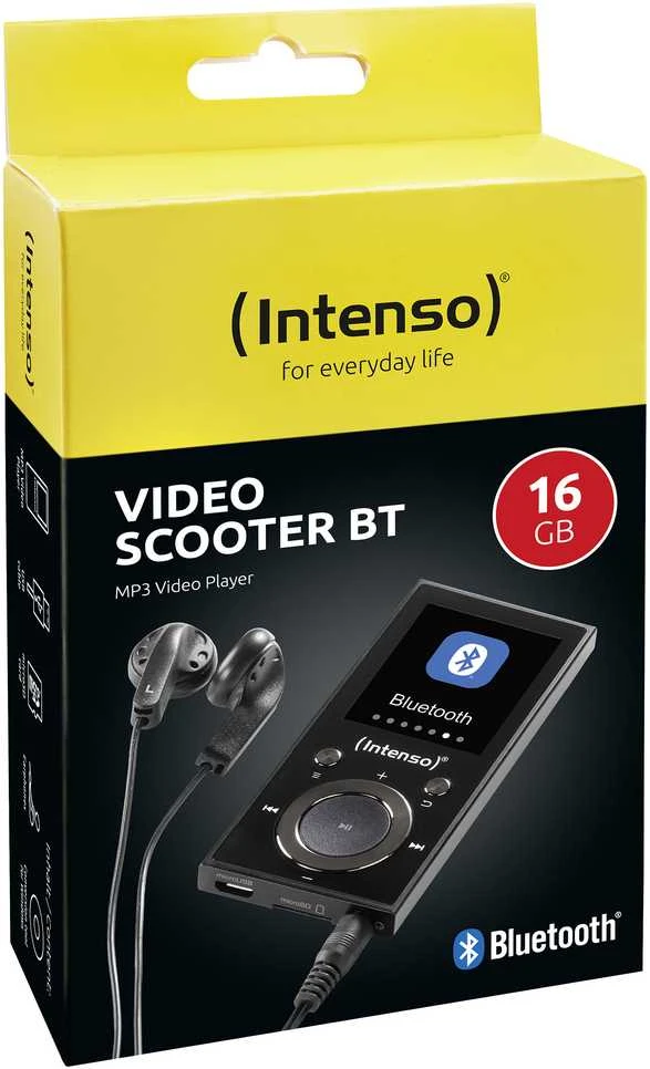 Intenso Video Scooter 1.8" 16GB juoda