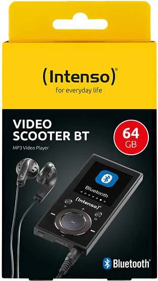 Intenso MP3 Videoplayer 1,8 Video Scooter BT 64GB Juodas